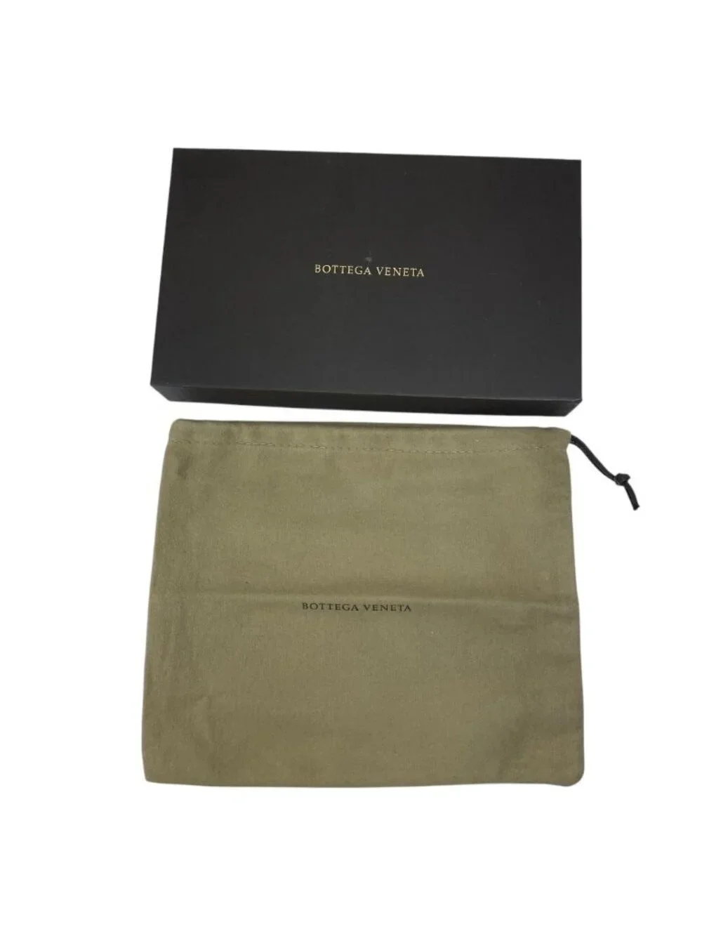Bottega Veneta Bifold Wallet Leather Black Blue Practical Daily